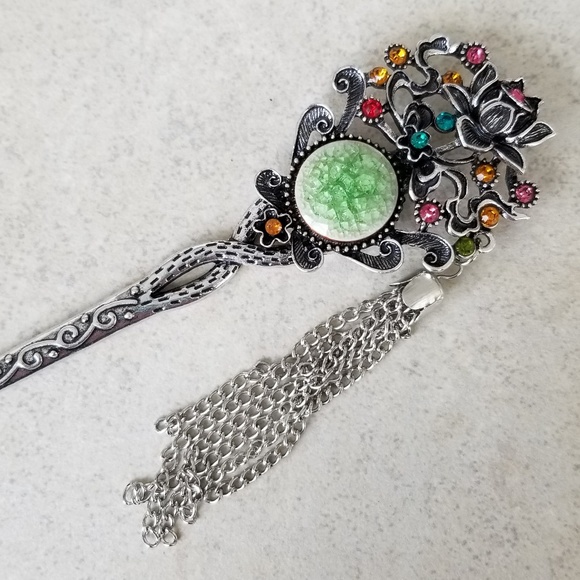 6" Tassel Hairpin - Picture 6 of 8